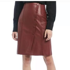 Antonio Melani Gwen Leather Skirt